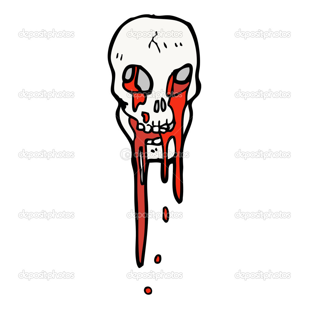 Bleeding skull