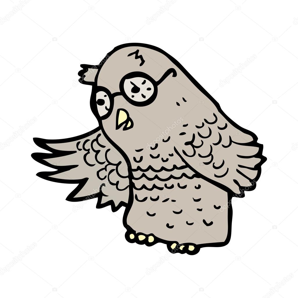 현명한 늙은 올빼미 스톡 벡터 - ©lineartestpilot 21055131, image size:1024x1024