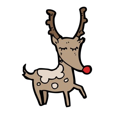mutlu Noel reindeer