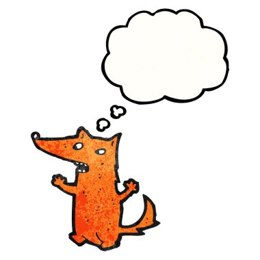 beyaz arkaplandaki tilki