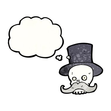 çılgın kafatası şapkalı