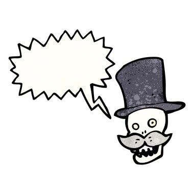 çılgın kafatası şapkalı