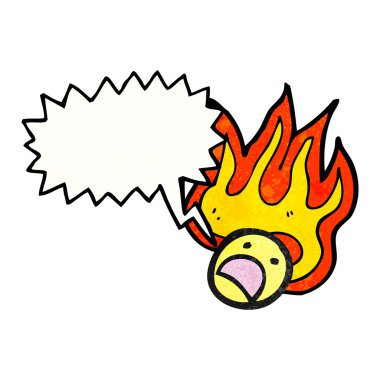 yanan surat yüz simgesi