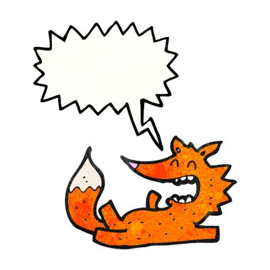 komik küçük tilki gülmekten