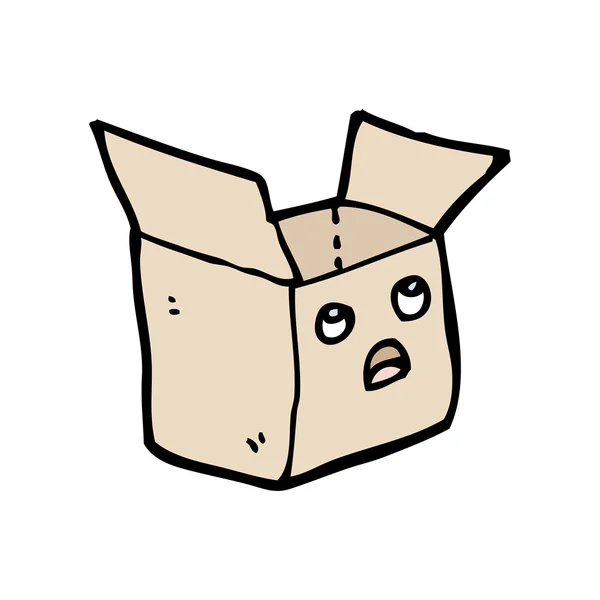 Caja de cartón — Vector de stock