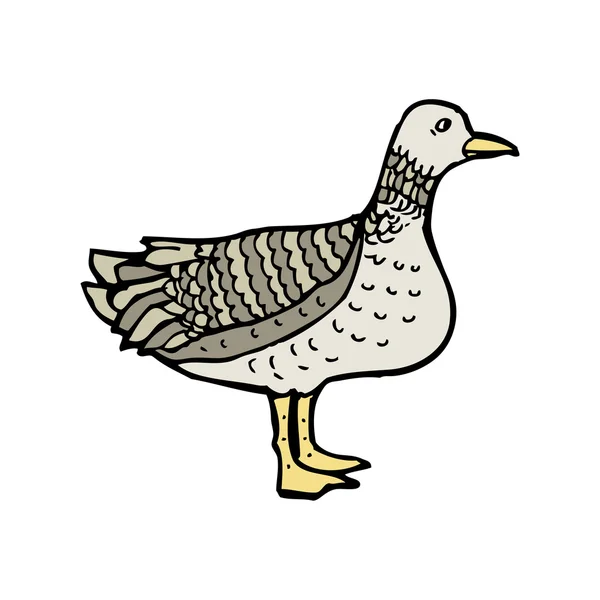 Standing duck — Stock Vector