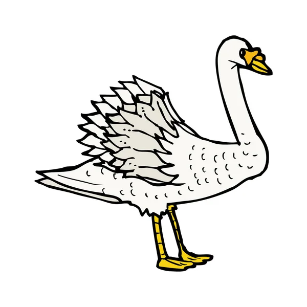 Schwan — Stockvektor