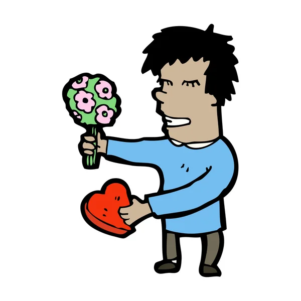 Saint Valentin homme — Image vectorielle