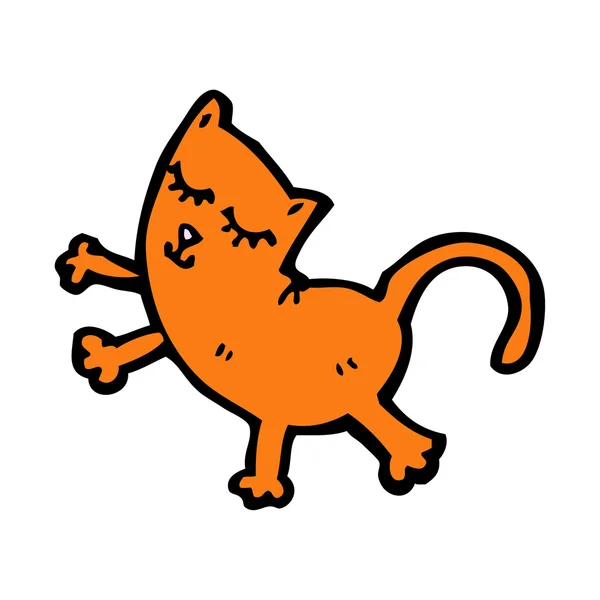 Funny ginger cat — Stock Vector