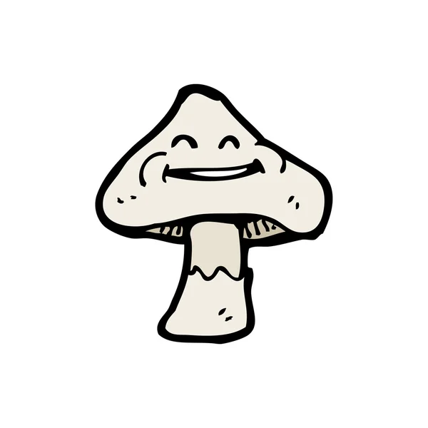 Glücklicher Pilz — Stockvektor