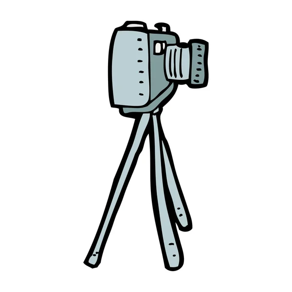 Camera op statief — Stockvector