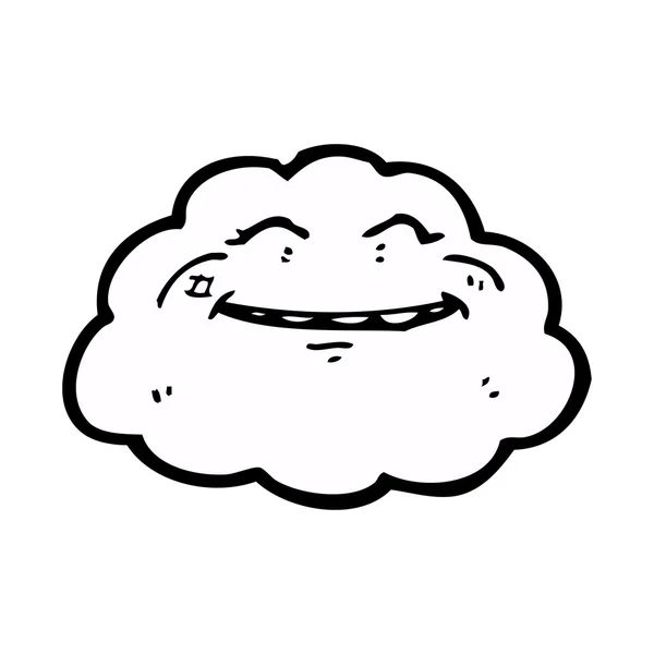 Щасливі хмара — стоковий вектор