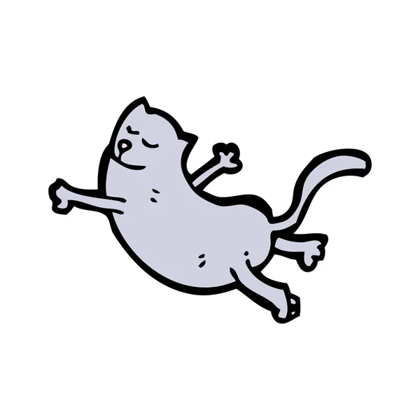 Jumping cat — Stock Vector