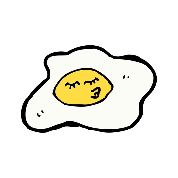 Fried egg — Stock Vector