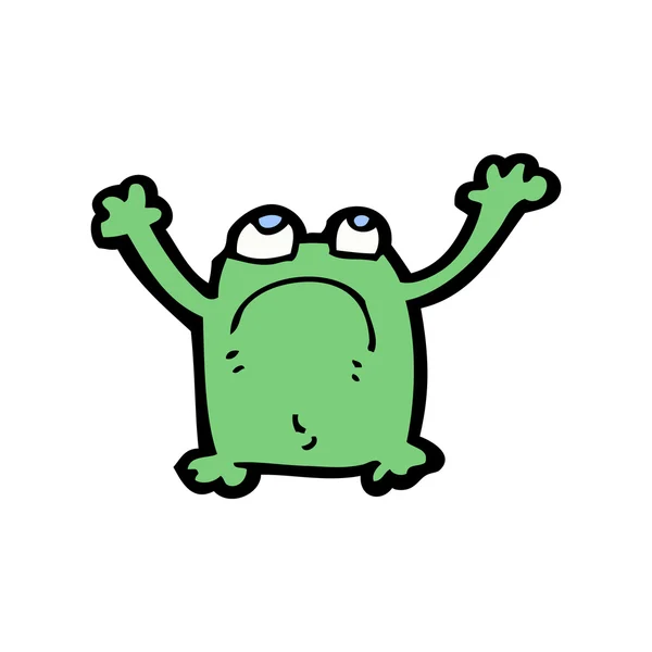 不快乐的青蛙 — 图库矢量图片