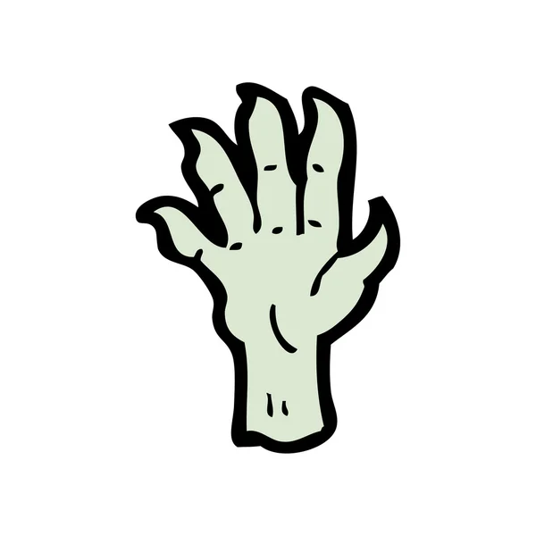 Zombie-Hand — Stockvektor