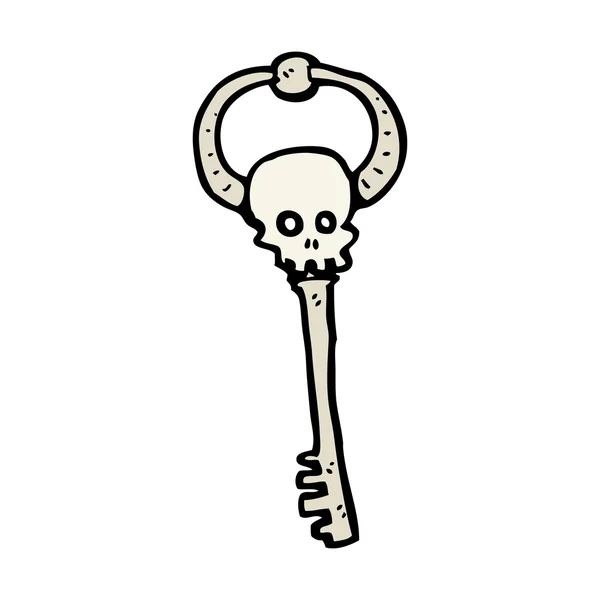 Ключ от скелета — стоковый вектор