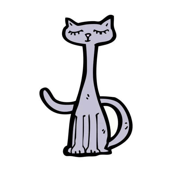 Söt katt — Stock vektor