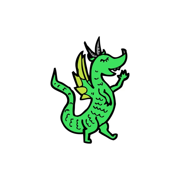 Dragón — Vector de stock