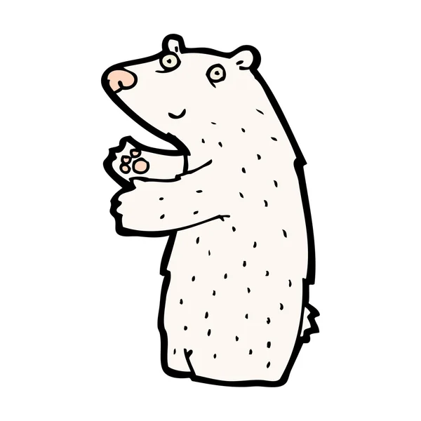 Šťastný lední medvěd — Stockový vektor