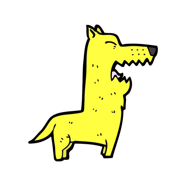 Yellow dog — Stock Vector