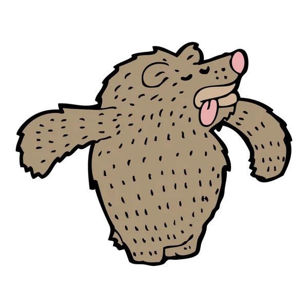 Смешной медведь — стоковый вектор