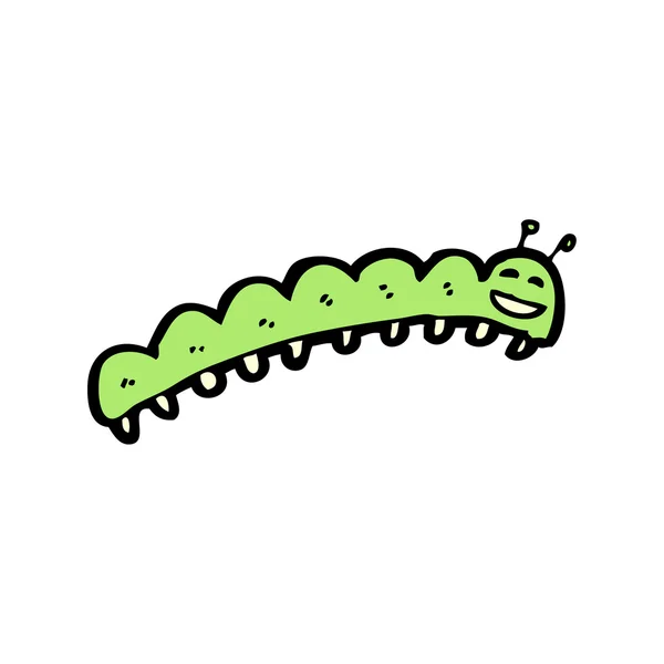 Happy caterpillar — Stock Vector