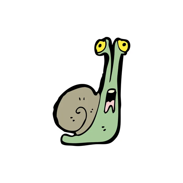 担心的蜗牛 — 图库矢量图片