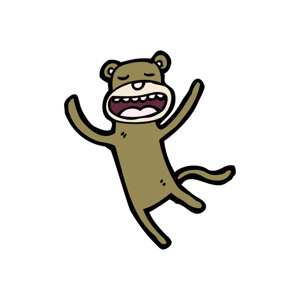 Happy monkey — Stock Vector
