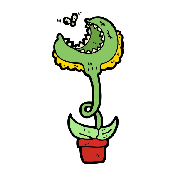 Masožravá rostlina — Stockový vektor