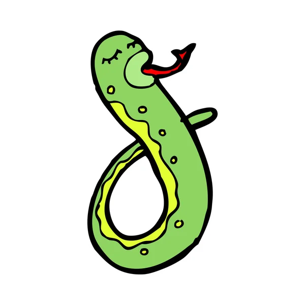 Hissing snake — Stock Vector