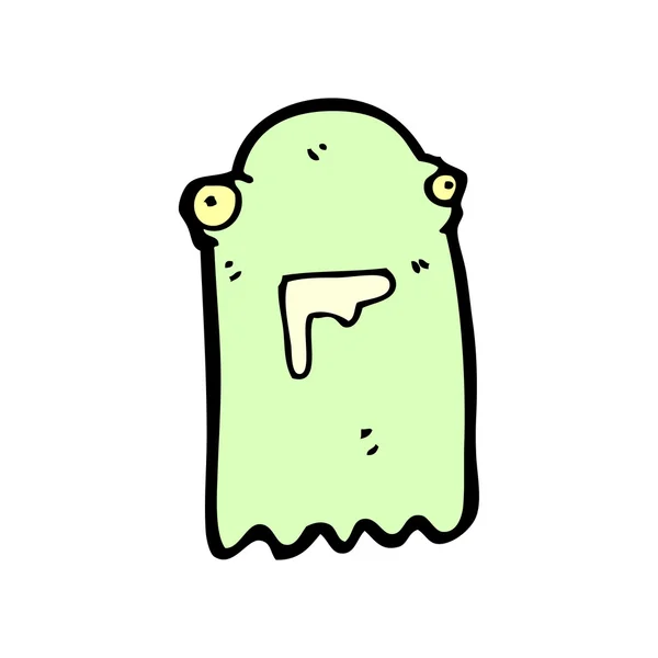 Drooling ghost — Stock Vector
