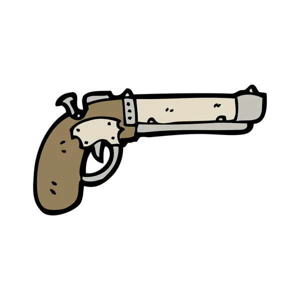 Old pistol — Stock Vector