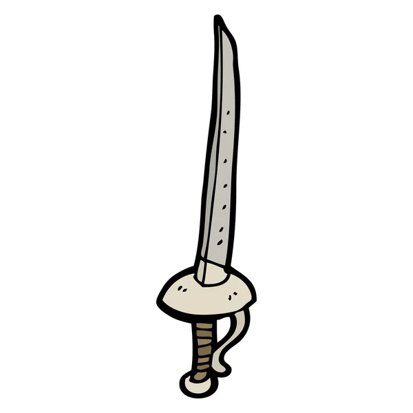 Pirate sword — Stock Vector