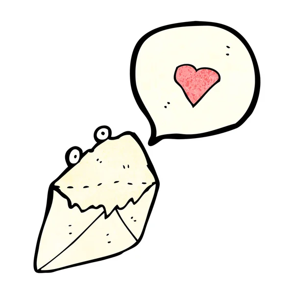 Liefdesbrief — Stockvector