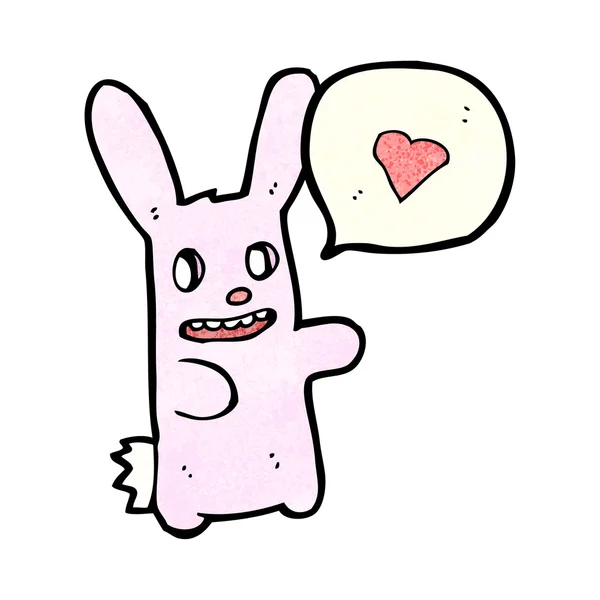 Lapin fou lapin — Image vectorielle