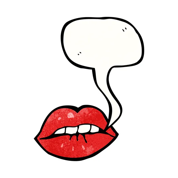 Labios sexy — Vector de stock