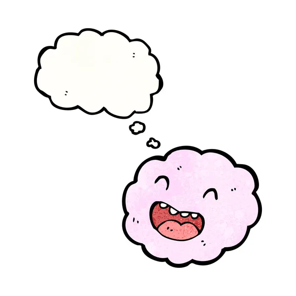 Nube sonriente — Vector de stock