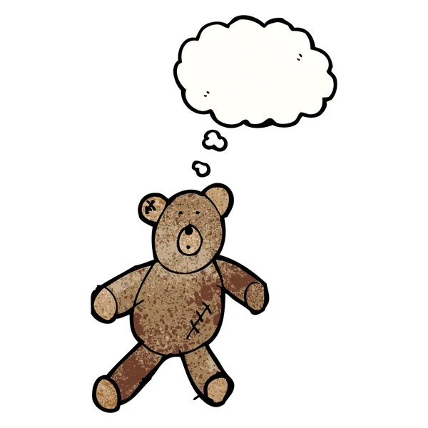 Zeichnung eines Teddybären — Stockvektor