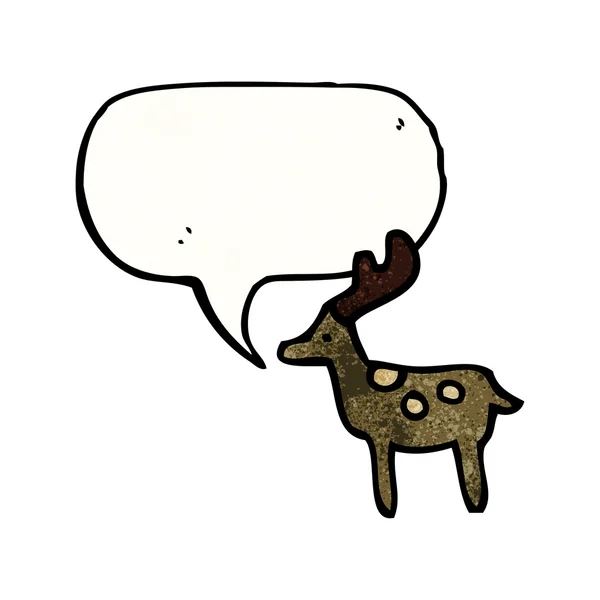 绘图的驯鹿 — 图库矢量图片