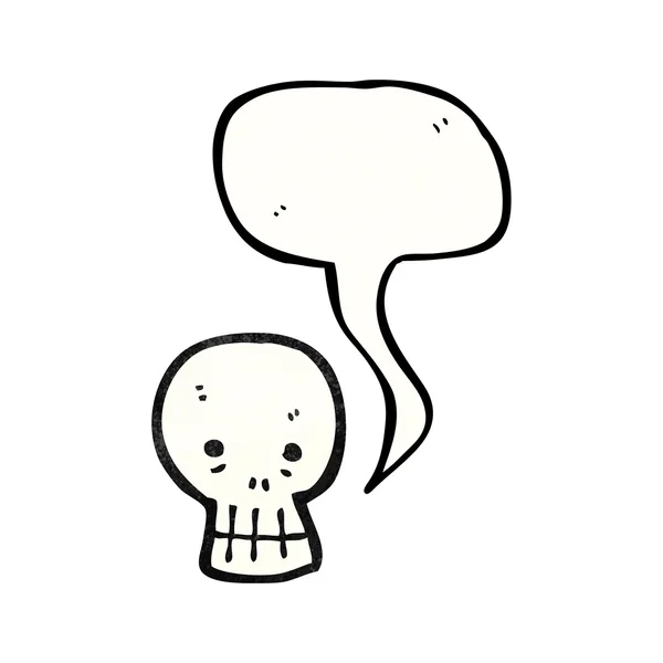 Говорящий череп — стоковый вектор