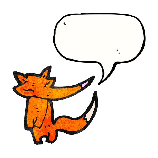 有趣的小狐狸 — 图库矢量图片