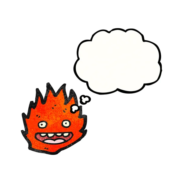 Pequeño espíritu de fuego — Vector de stock