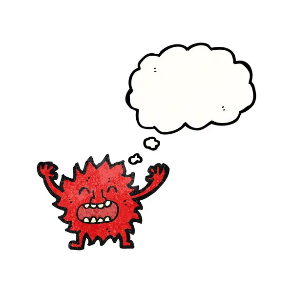 Petit monstre poilu — Image vectorielle
