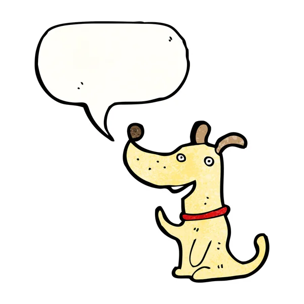 Lachen hond — Stockvector