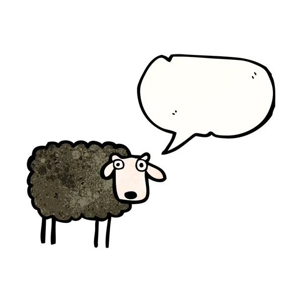 Moutons noirs — Image vectorielle