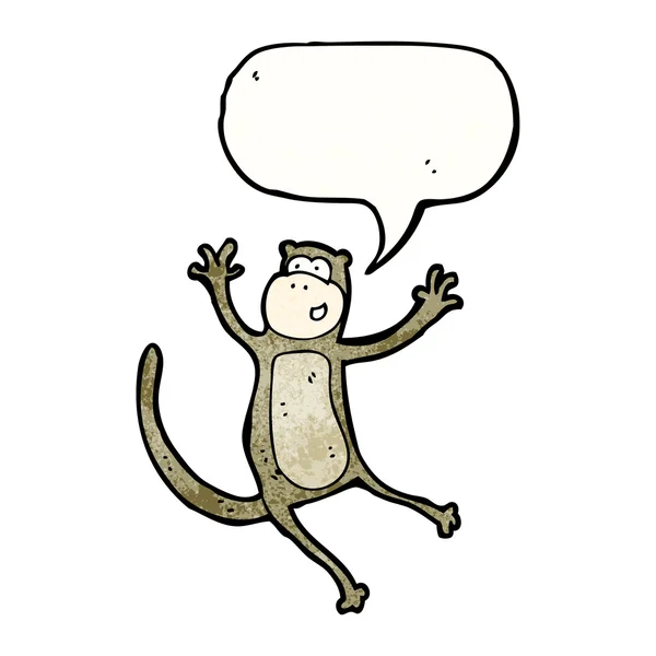 Maymun atlama — Stok Vektör