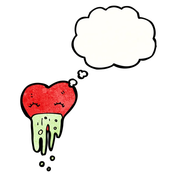 Kärlek sjuka hjärta — Stock vektor