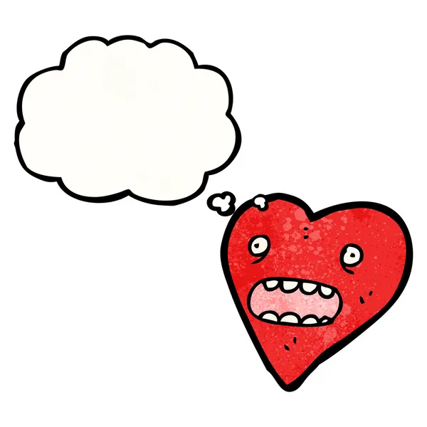 Liefde hart praten — Stockvector