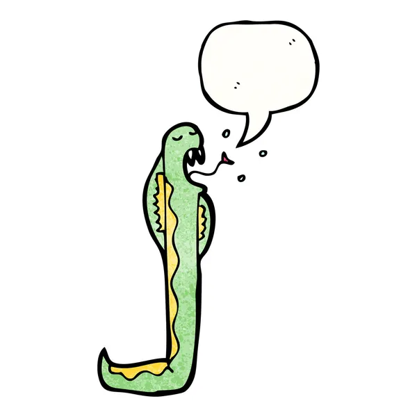 Serpiente silbante — Vector de stock